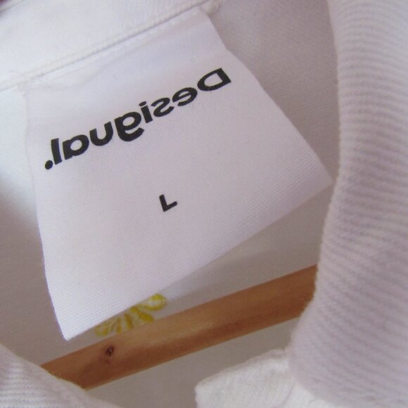 Desigual Women Denim Jacket, size L, White - Picture 3 of 7